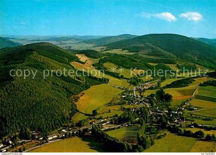 Sundern Sauerland Fliegeraufnahme Pension Osebold