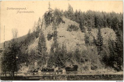Tambach - Dietharz, Dietharzergrund, Napoleonstein