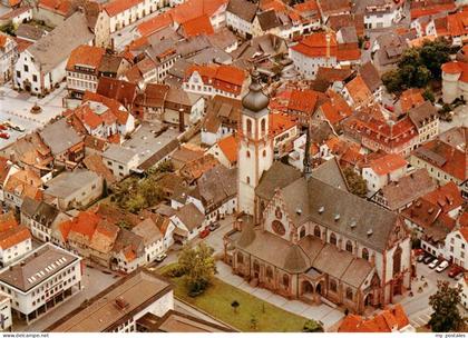 Tauberbischofsheim Stadtkirche St Martin Fliegeraufnahme