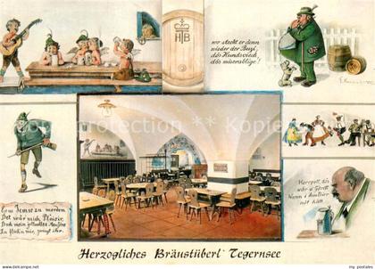 Tegernsee Bayern Bayerisches Herzogliches Brauhaus Tegernsee