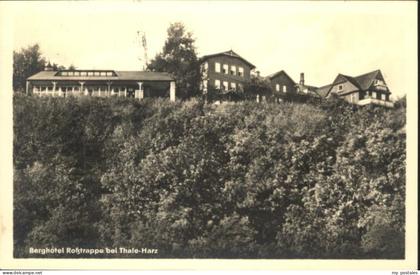 Thale Harz Thale Berghotel Rosstrappe