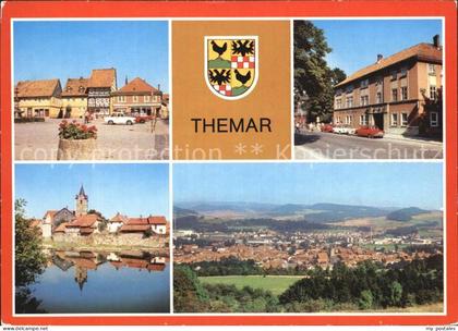 Themar Markt HO Hotel Gaststaette Drei Rosen Werra Ortsansicht