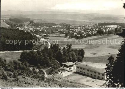 Frankenhain Thueringen Blick vom Eisenberg