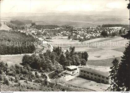 Frankenhain Thueringen Blick vom Eisenberg