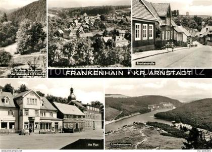 Frankenhain Thueringen Frankenstrasse Luetschetalsperre
