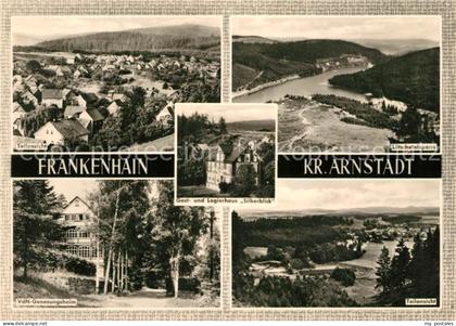 Frankenhain Thueringen Luetschetalsperre Gasthaus Silberblick Genesungsheim