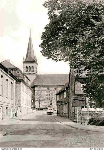 Gehren Thueringen Blick zur Kirche