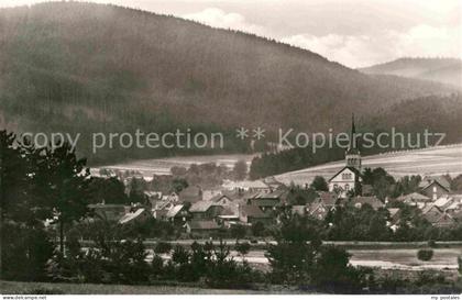 Gehren Thueringen Panorama Thueringer Wald