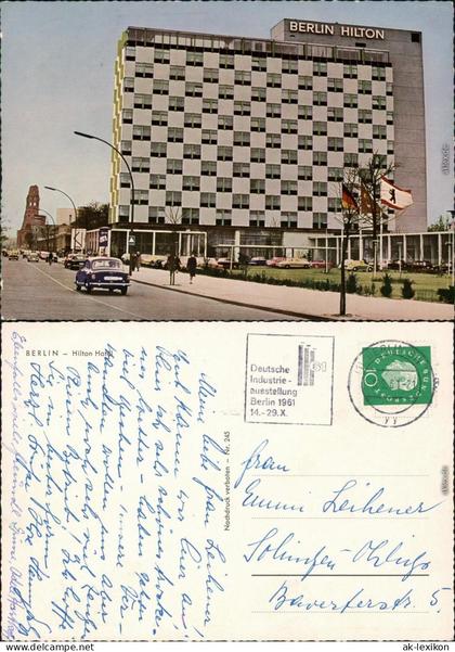 Tiergarten-Berlin InterContinental Berlin - ehem. Berlin Hilton Hotel 1961