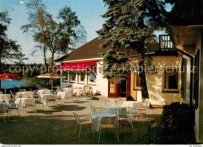 Trittau Seehof am Luetjensee Restaurant-Cafe Aussenansicht m. Terrasse