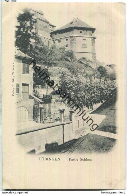 Tübingen - Partie am Schloss - Verlag H. Sting Tübingen