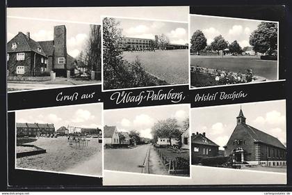 AK Übach-Palenberg, Sechs Ansichten aus dem Ortsteil Boscheln