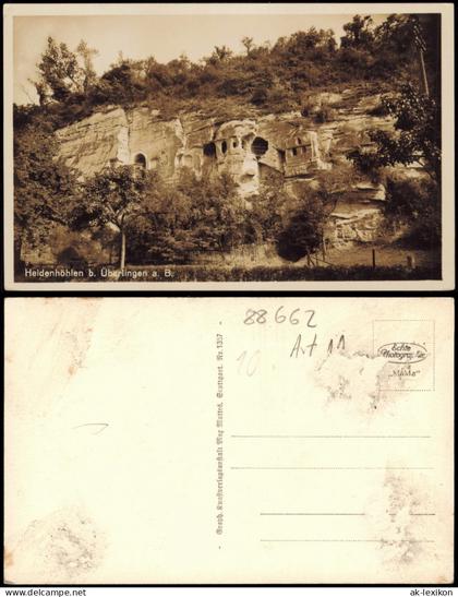 Ansichtskarte Überlingen Heidenhöhlen 1937