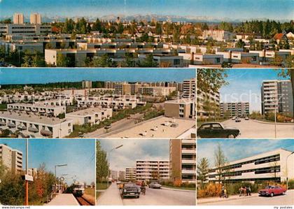 Unterhaching Fasanenpark mit Alpenkette Teilansichten