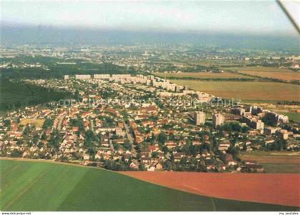Unterhaching MueNCHEN Luftbild Wohngebiet Fasanenpark Mozartanlage Felder Hochha