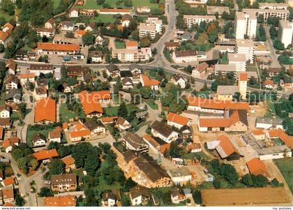 Unterhaching Pfarrkirche und Pfarrheim St. Korbinian Fliegeraufnahme