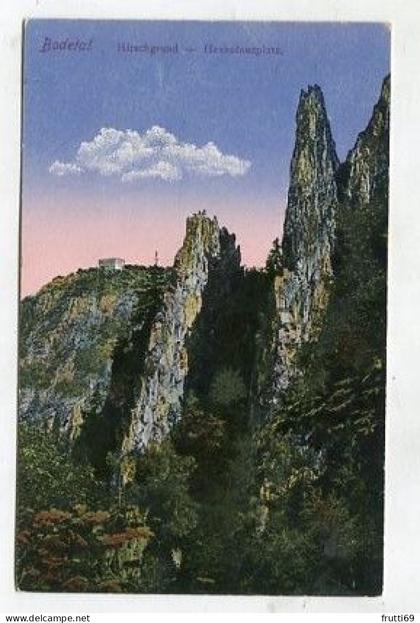 AK 154313 GERMANY - Bodetal - Hirschgrund - Hexentanzplatz