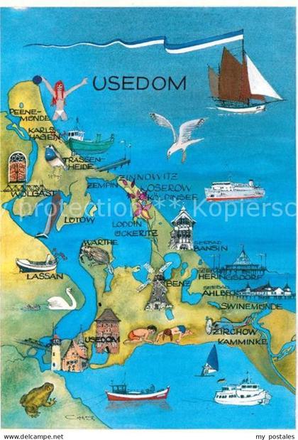 Usedom Panoramakarte