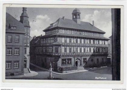 39014047 - Vacha a.d. Werra mit Rathaus gelaufen von 1938. Gute Erhaltung.
