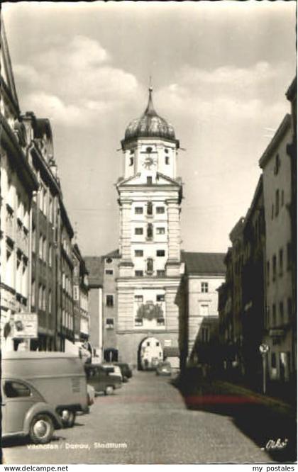 Vilshofen Donau Vilshofen Turm  ungelaufen ca. 1955