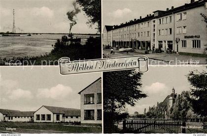 Moellen Niederrhein Voerde Rheinpartie Koenigsberger Strasse Schule Haus Wohnung