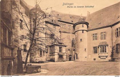 Büdingen - Partie im inneren Schlosshof gel.1914