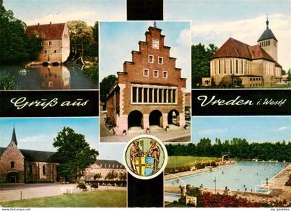 Vreden Wasserschloss Rathaus Kirche Freibad