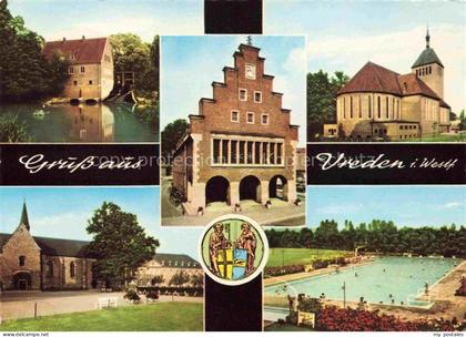 Vreden Wasserschloss Stadttor Kirche Schwimmbad