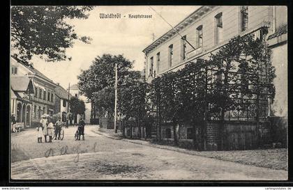 AK Waldbröl, Hauptstrasse mit Kindern
