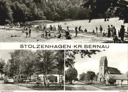 Stolzenhagen Wandlitz Strandpartie Camping Kirche