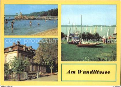Wandlitz See Hotel Terrassen am See Seglerhafen SG Wandlitzsee