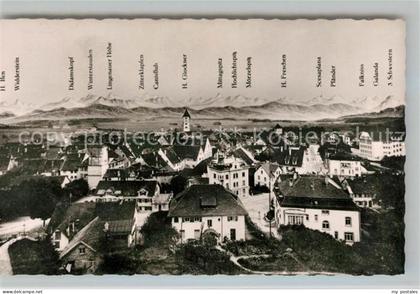 Wangen Allgaeu Alpenpanorama