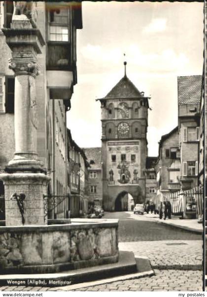 Wangen Allgaeu Wangen Tor ungelaufen ca. 1965
