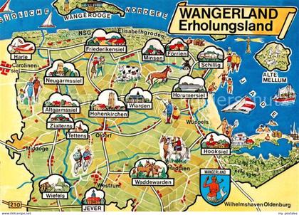 Wangerland Landkarte