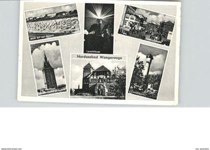 Wangerooge Nordseebad Wangerooge Nordsee Leuchturm Westturm Jugendherberge