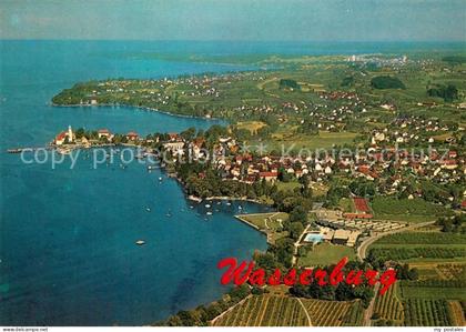 Wasserburg Bodensee Fliegeraufnahme