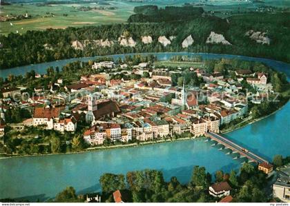 Wasserburg Inn Fliegeraufnahme