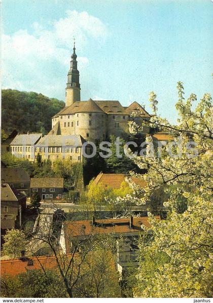 Weesenstein - Kr. Pirna - Burgen und Schlosser der Sachsischen Raum - Castles of Saxony - DDR Germany - unused