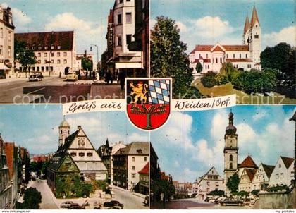 Weiden Oberpfalz Strassenpartien Kirchen