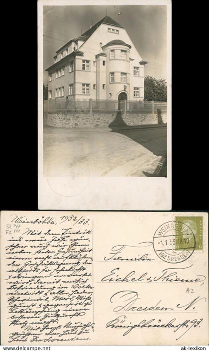 Foto Weinböhla Stadthaus 1933 Privatfoto