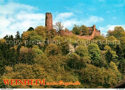 Weinheim Bergstrasse Burgruine Windeck