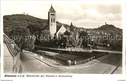 Weinheim Bergstrasse Peterskirche Windeck Wachenburg