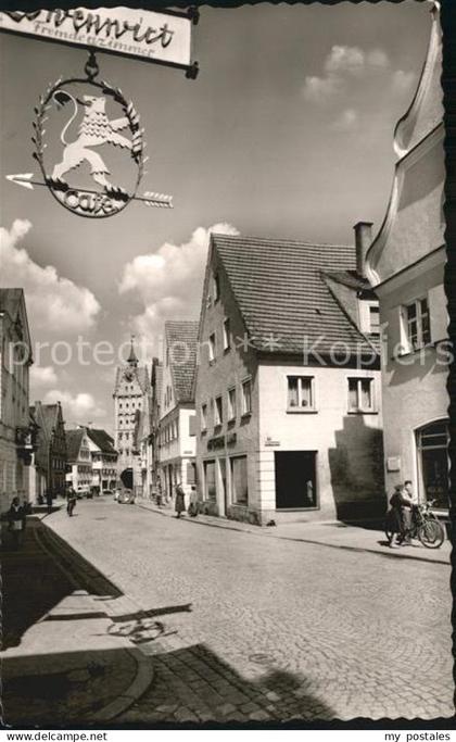 Weissenhorn Neu-Ulm Bayern Hauptstrasse