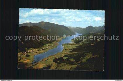 Weissensee Kaernten Fliegeraufnahme
