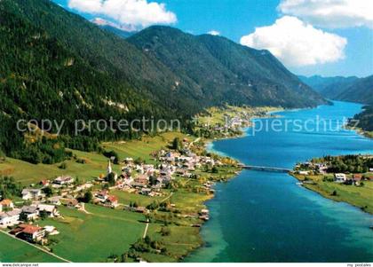 Weissensee Kaernten Fliegeraufnahme