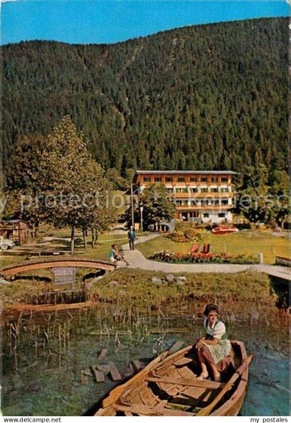Weissensee Kaernten Strandhotel
