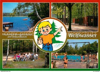 Weisswasser Oberlausitz Kindererholungszentrum Am Braunsteich mit Gaststaette Sc