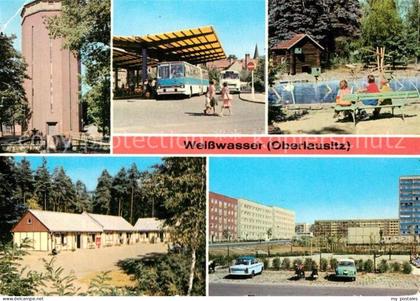 Weisswasser Oberlausitz Wasserturm Busbahnhof Tierpark Pionierlager