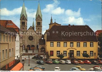 Werl Westfalen Markt und Basilika Wallfahrtskirche