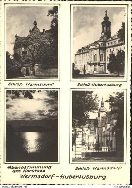 Wermsdorf Schloss Wermsdorf und Hubertusburg